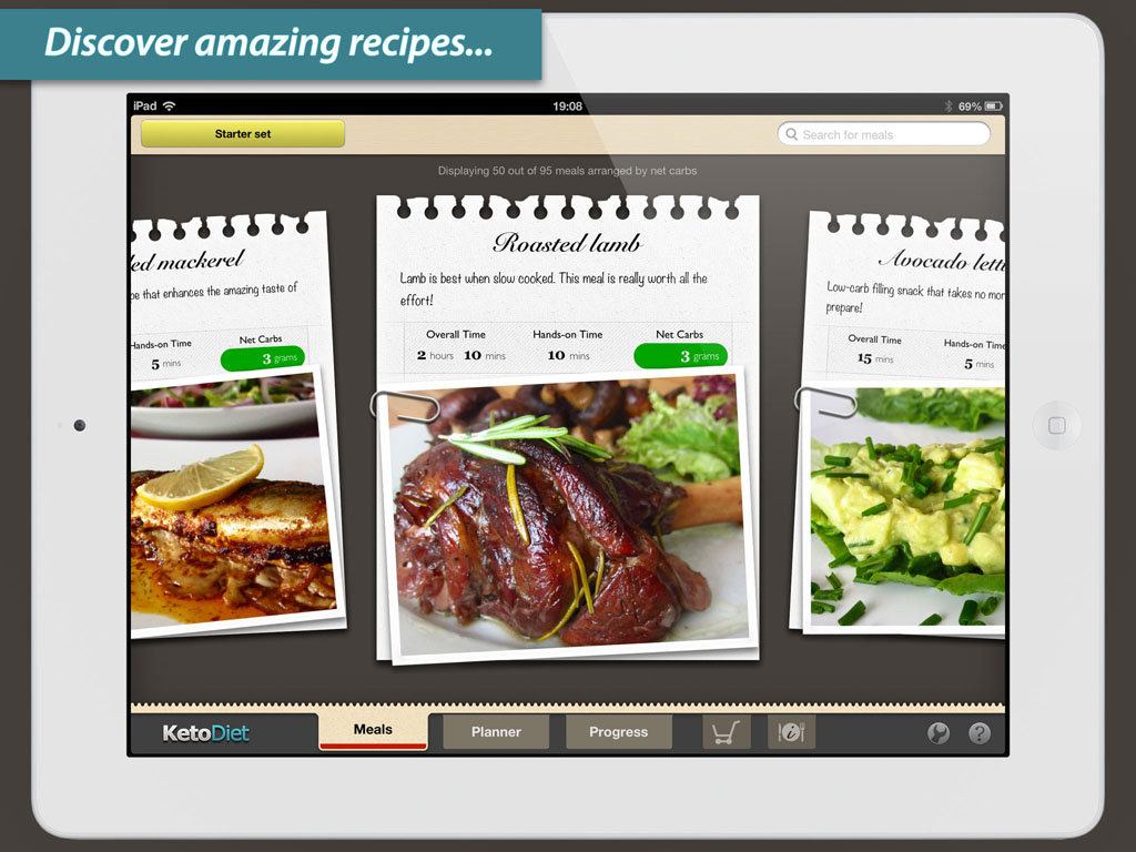 KetoDiet for the iPad is now on the AppStore!