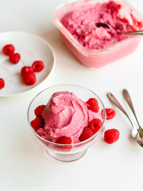 Blender Berry Protein Ice-Cream