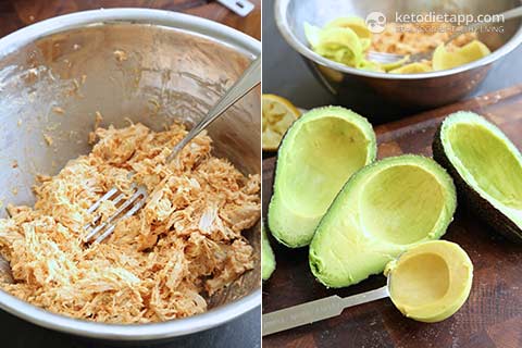 Cajun Chicken Stuffed Avocado