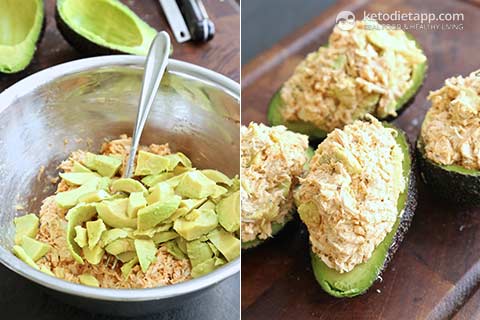 Cajun Chicken Stuffed Avocado