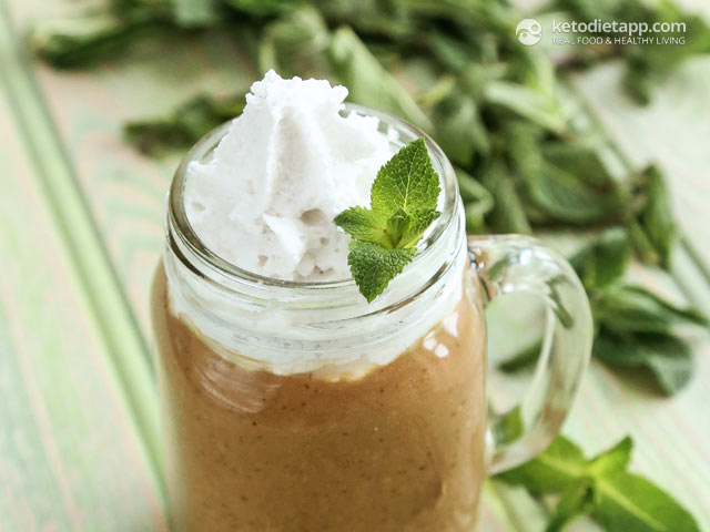 Keto Chocolate & Mint Smoothie