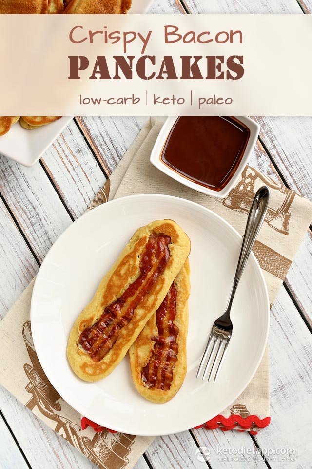 Crispy Keto Bacon Pancakes