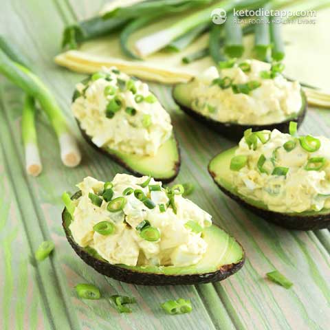 Creamy Egg Stuffed Avocado