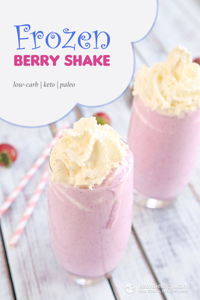 Frozen Keto Berry Shake