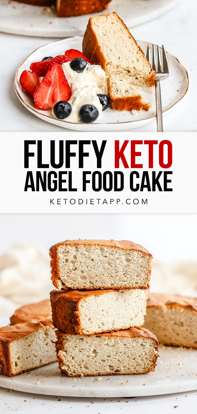 Fluffy Keto Angel Food Cake
