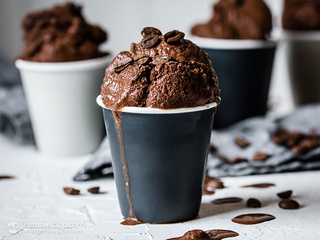 Keto Chocolate Espresso Sorbet