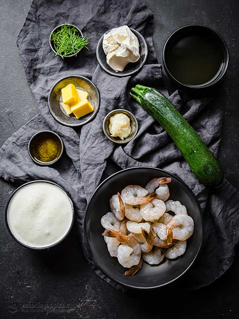 Creamy Keto Garlic Shrimp For Two