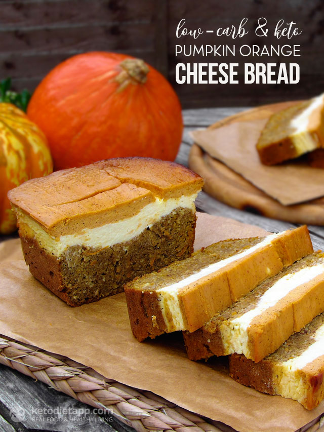 Low-Carb Pumpkin & Orange Cheese Bread