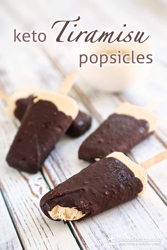 Keto Tiramisu Popsicles