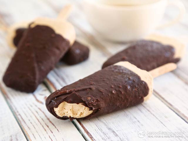 Keto Tiramisu Popsicles