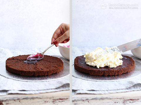 Low-Carb Black Forest Chocolate Cake