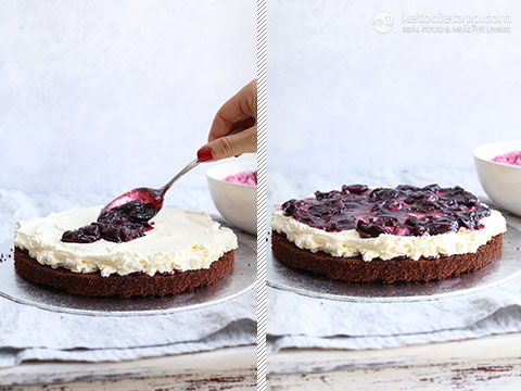 Low-Carb Black Forest Chocolate Cake