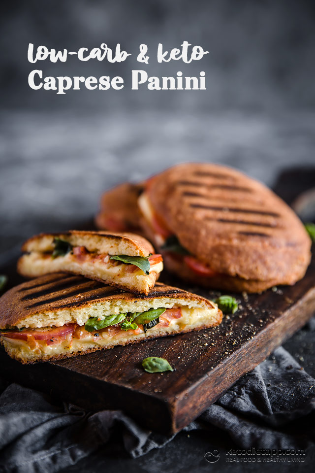 Low-Carb & Keto Caprese Panini