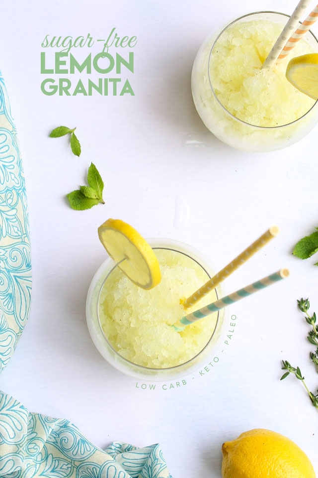 Sugar-Free Lemon Granita