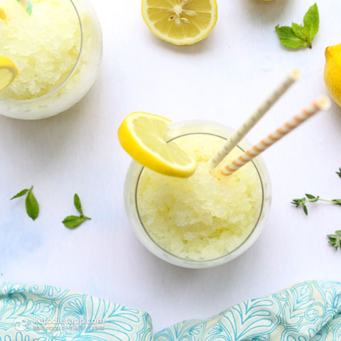 Sugar-Free Lemon Granita