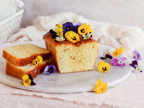 Low-Carb Orange Drizzle Cake