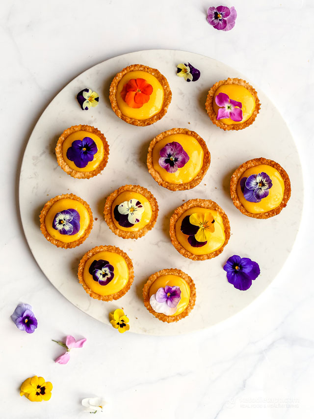 Low-Carb Passion Fruit Tartlets