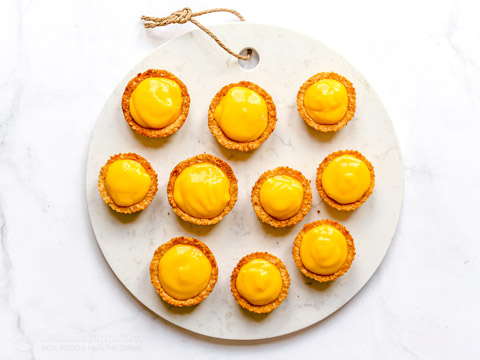 Low-Carb Passion Fruit Tartlets