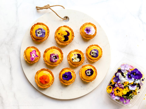 Low-Carb Passion Fruit Tartlets