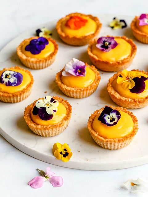 Low-Carb Passion Fruit Tartlets