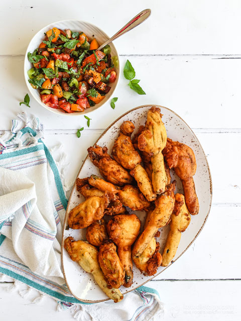 Low-Carb Stuffed Zucchini Flowers