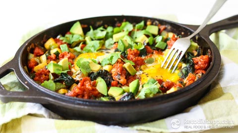 Keto Mexican Breakfast Skillet