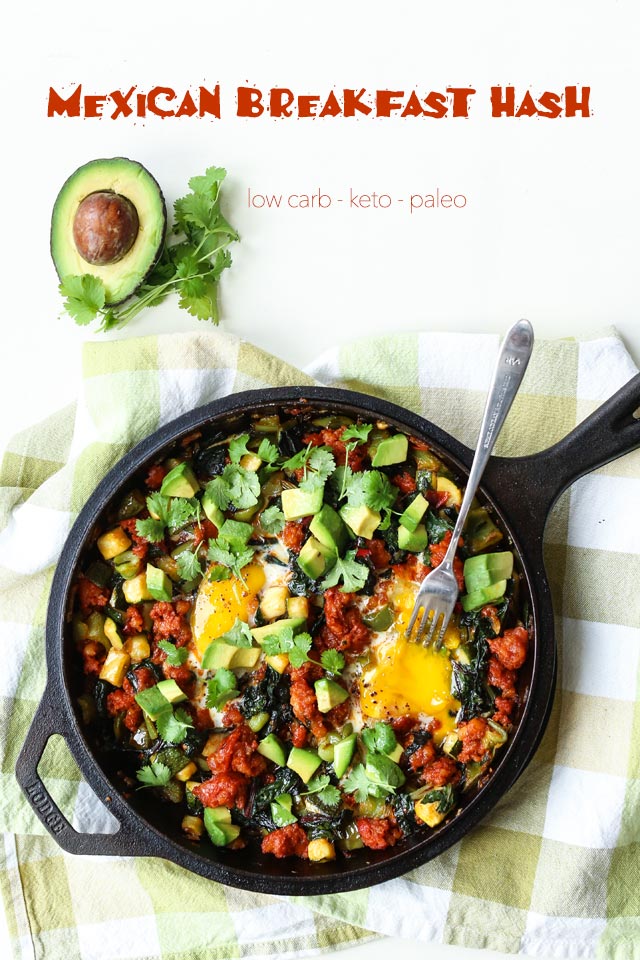 Keto Mexican Breakfast Skillet