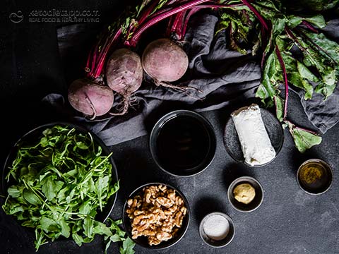 Roasted Beetroot & Goat's Cheese Salad