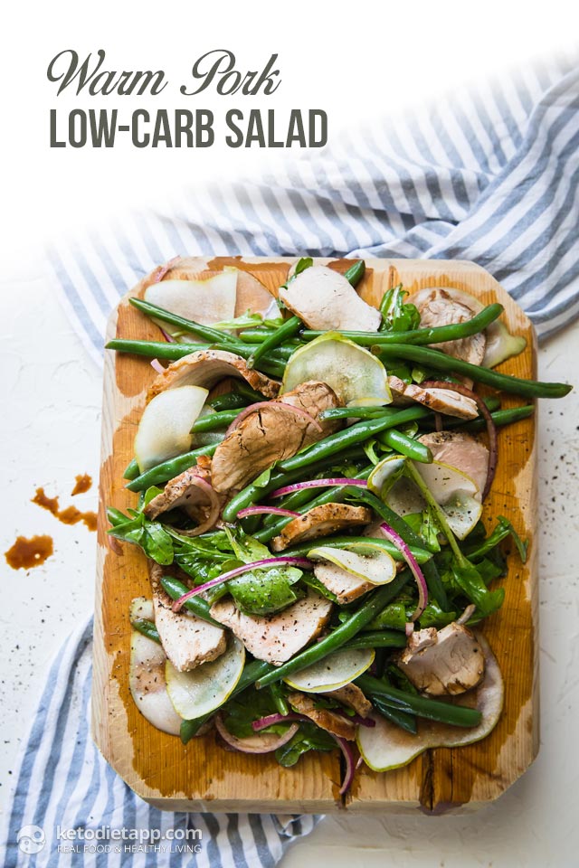 Low-Carb Warm Pork & Pear Salad