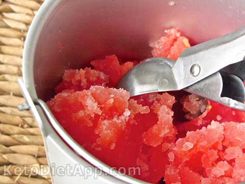 Low-Carb Watermelon & Lime Sorbet