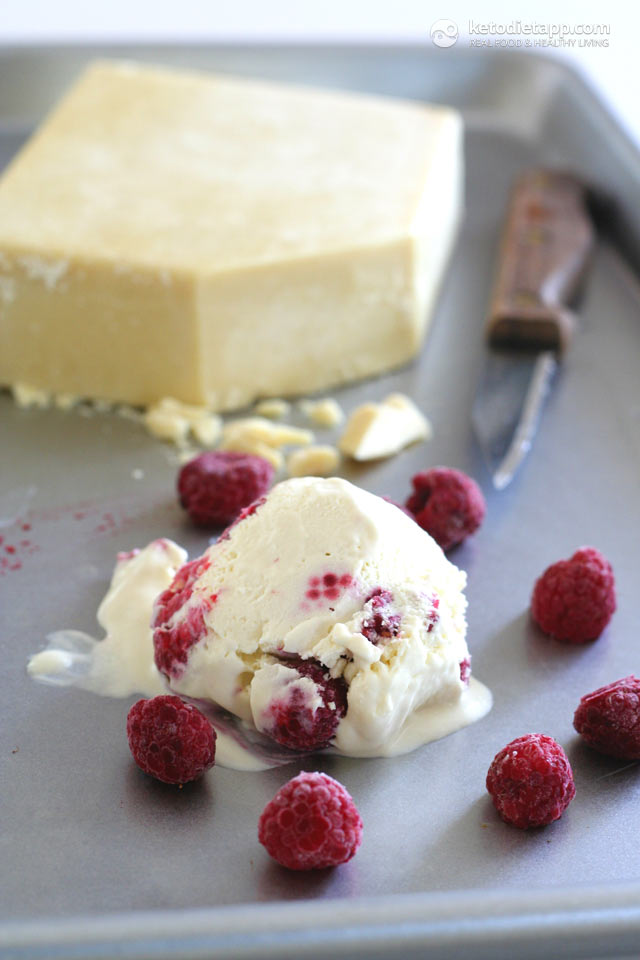 White Chocolate Raspberry Ice Cream